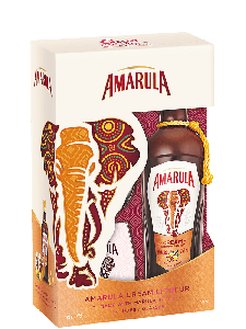 Amarula Fruit Cream met 2 glazen in gift