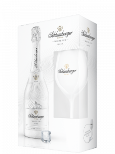 Schlumberger, White Ice Secco +glass in Gift