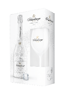 Schlumberger, White Ice Secco + glas in Gift