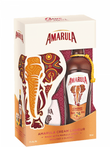 Amarula Fruit Cream met 2 glazen in gift