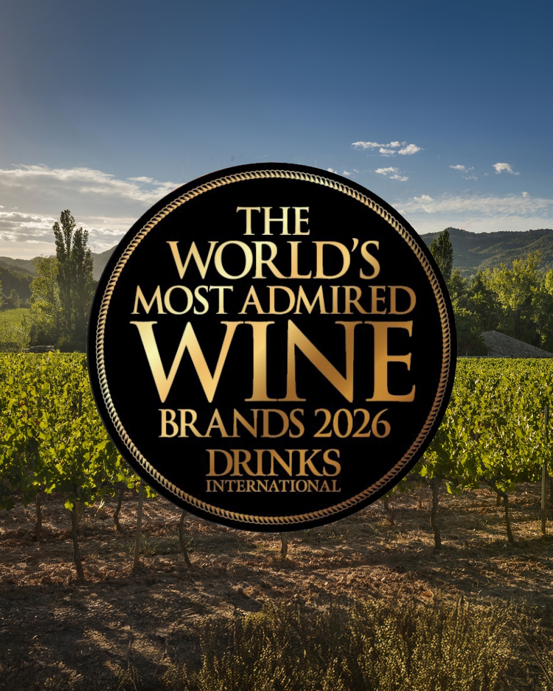 VIER MERKEN IN WORLD'S MOST ADMIRED WINE BRANDS 2026