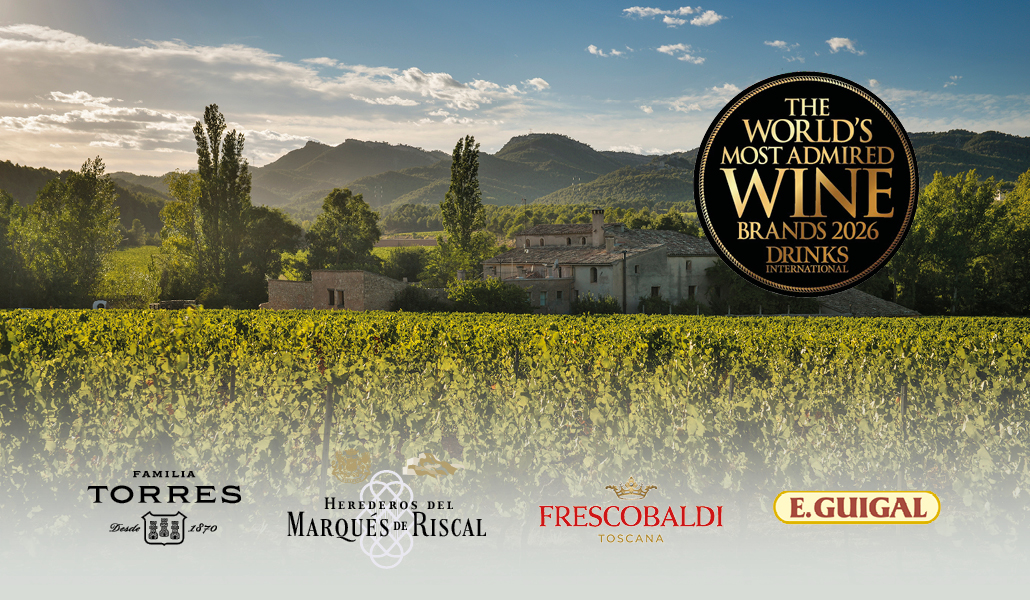 VIER MERKEN IN THE WORLD'S MOST ADMIRED WINE BRANDS 2026